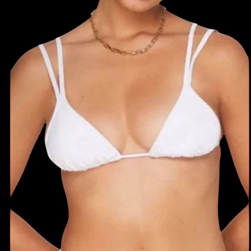Andie‎ Swim x Demi Moore Small White Swim Top